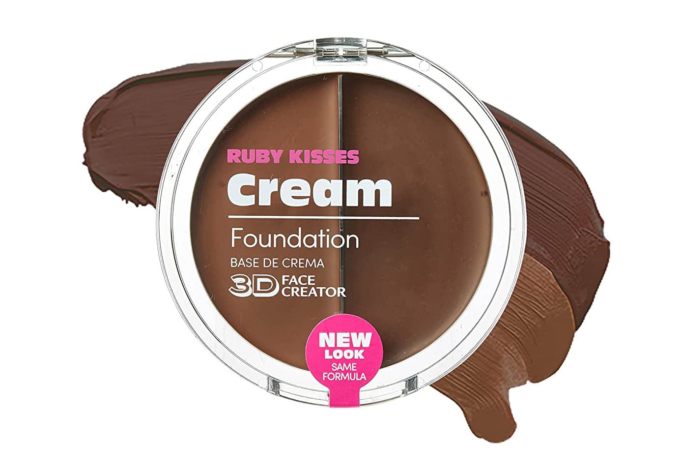 Ruby Kisses Cream Foundation 3D Face Creator 2-Color Foundation and Concealer